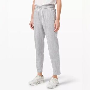 Lululemon Keep Moving Pant 7/8 High-Rise Gray Women’s Size 8